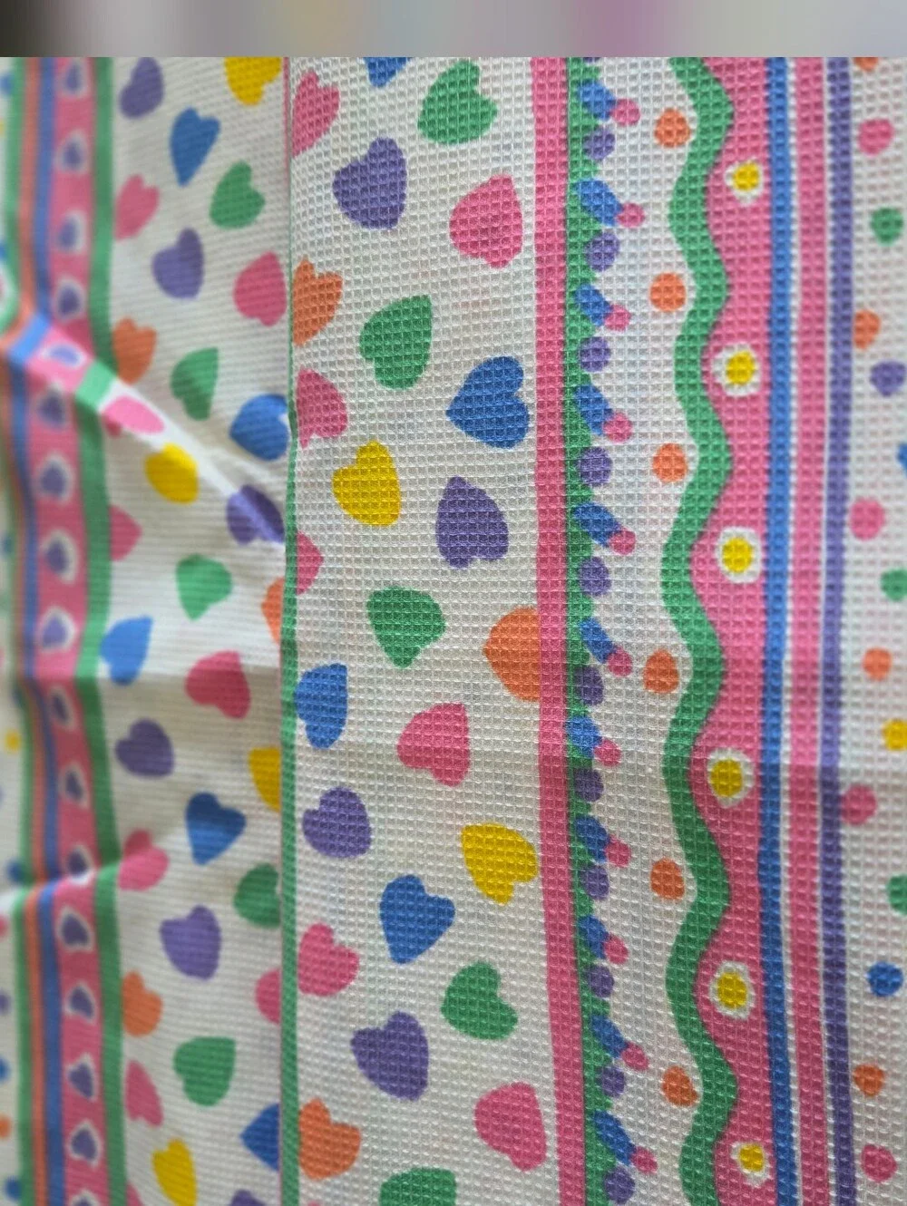Rare Cranston Print Works Schwartz Liebman Tex U.S.A. 1980's Knit Fabric 87in